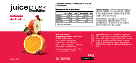 Mélange de fruits, légumes et baies Capsules