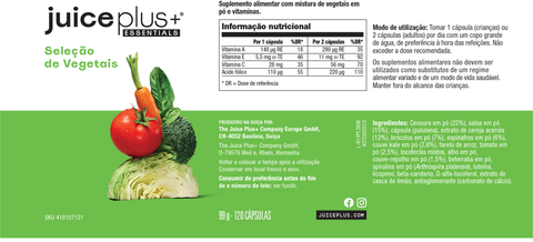 Mélange de fruits, légumes et baies Capsules