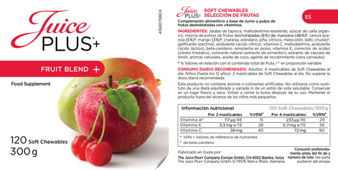 Fruit & Groenten Blend Kauwtabletten