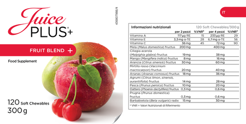 Fruit & Groenten Blend Kauwtabletten