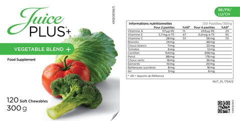 Fruit & Groenten Blend Kauwtabletten