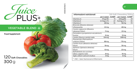 Fruit & Groenten Blend Kauwtabletten