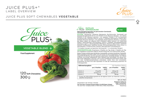 Fruit & Vegetable Blend Chewables